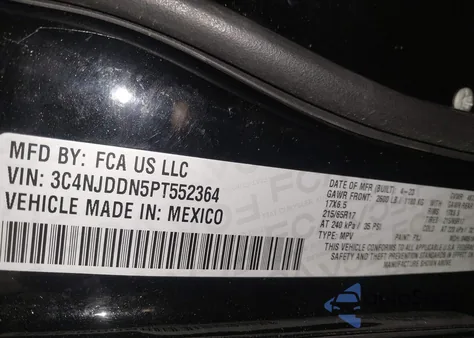 2023 Jeep Compass Trailhawk 4X4 from USA, damaged, VIN 3C4NJDDN5PT552364